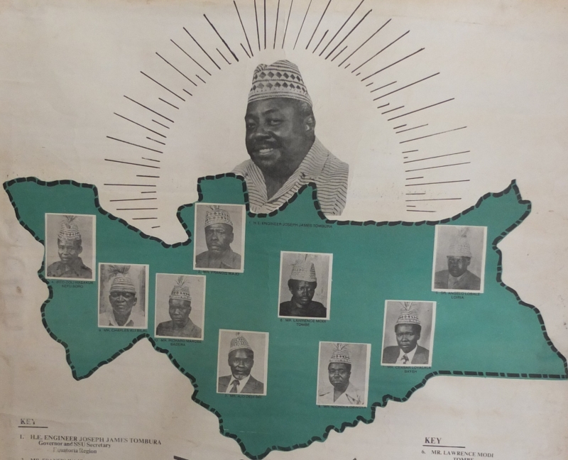 Poster of the Southern Regional Administration, Sudan